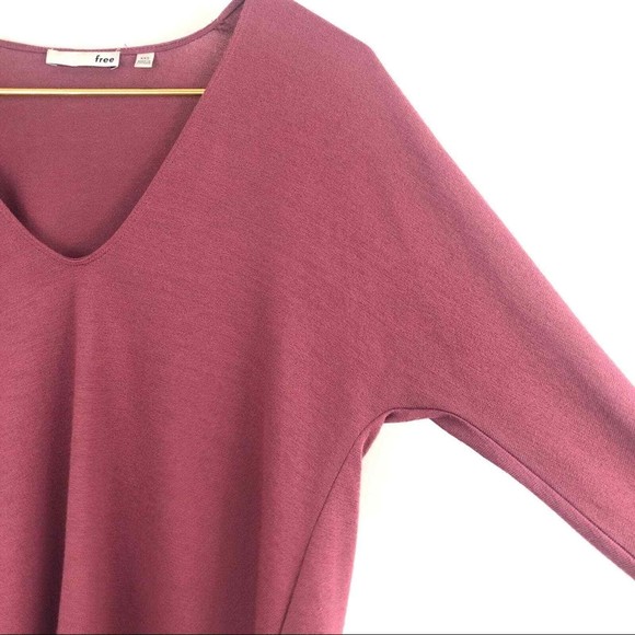 Aritzia Wilfred Free Aneta Pink Pullover Top XXS - Picture 8 of 11